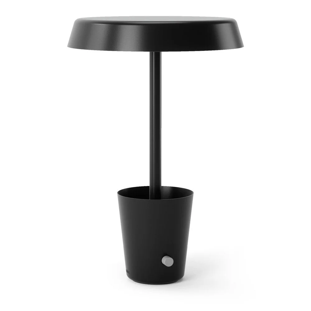 Matně černá LED stolní lampa Cup – Umbra v:1590404