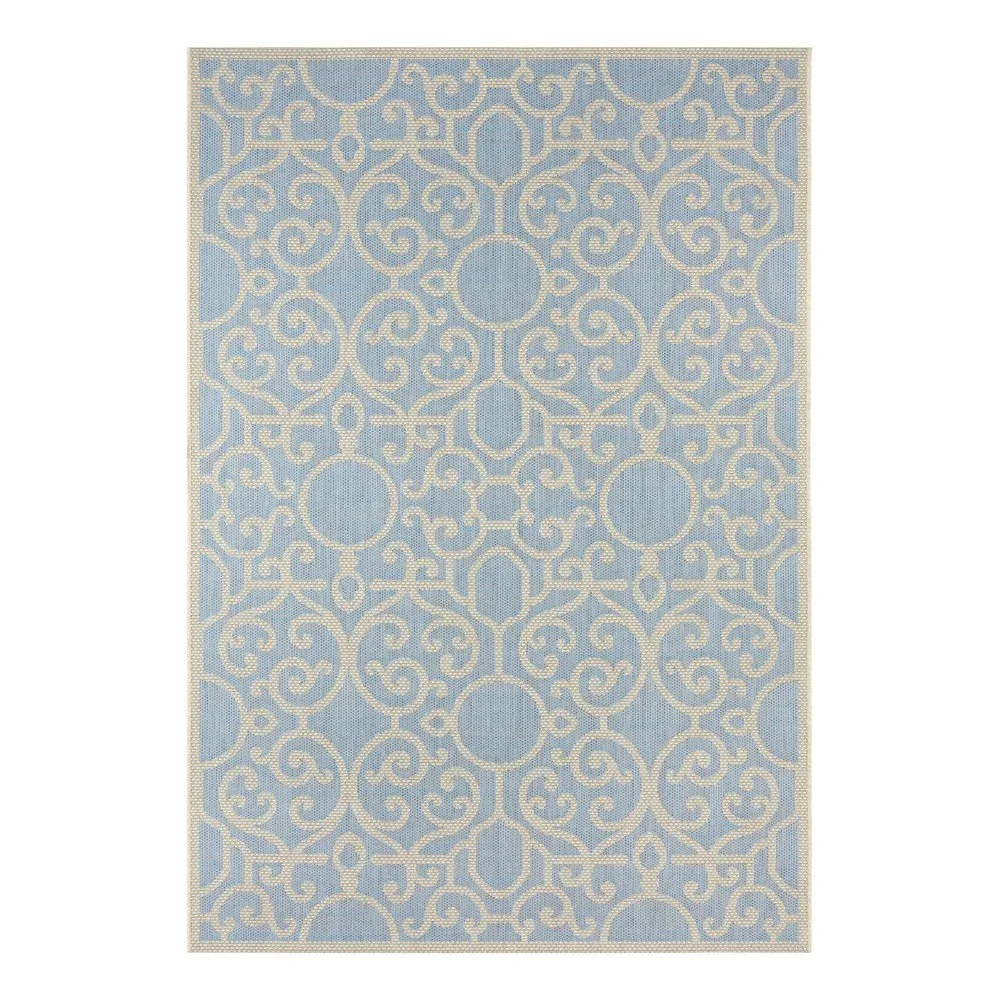 Modro-béžový venkovní koberec NORTHRUGS Nebo, 70 x 140 cm v:1337523