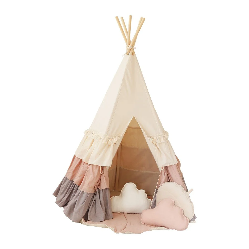 Dětský stan teepee Powder Frills v:1464652