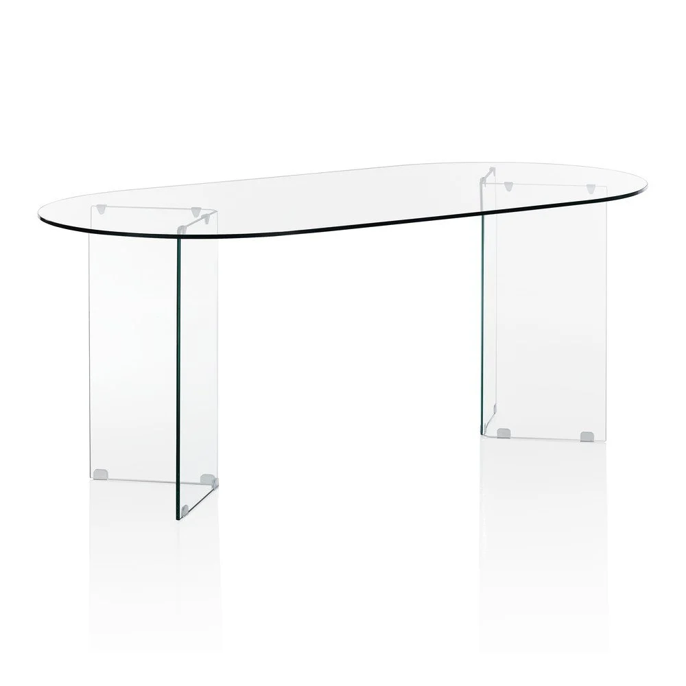 Skleněný jídelní stůl 90x180 cm Kaya – Tomasucci v:1735862