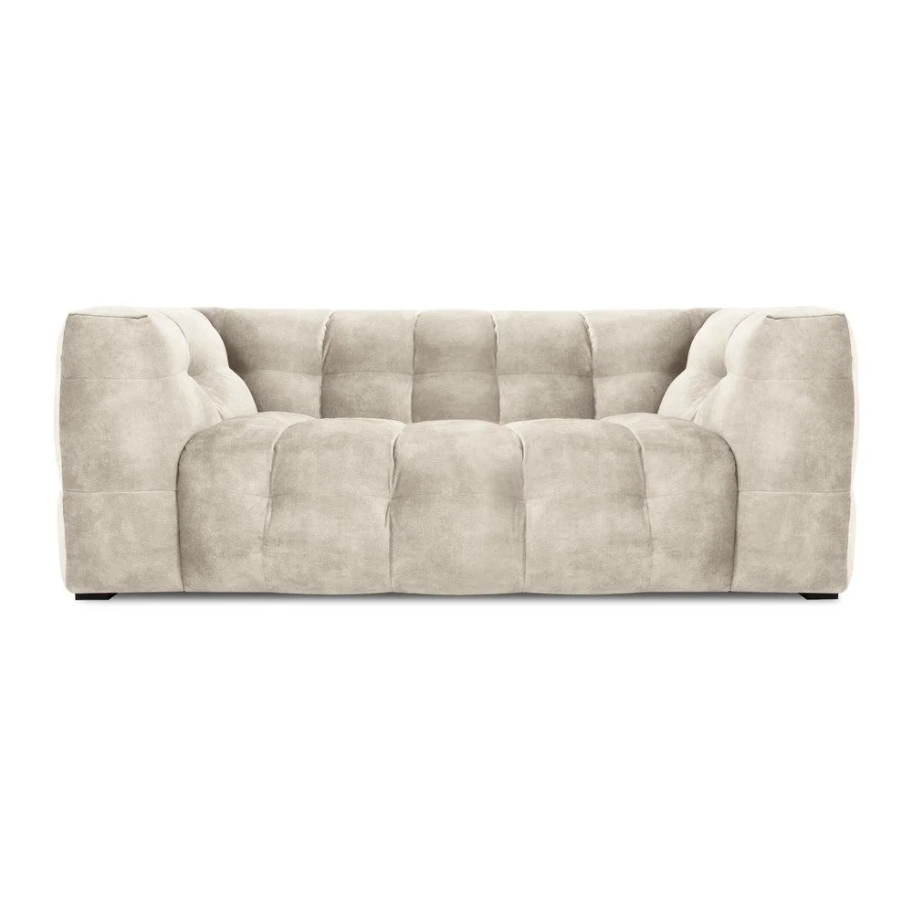 Béžová sametová pohovka Windsor & Co Sofas Vesta, 208 cm v:1412359
