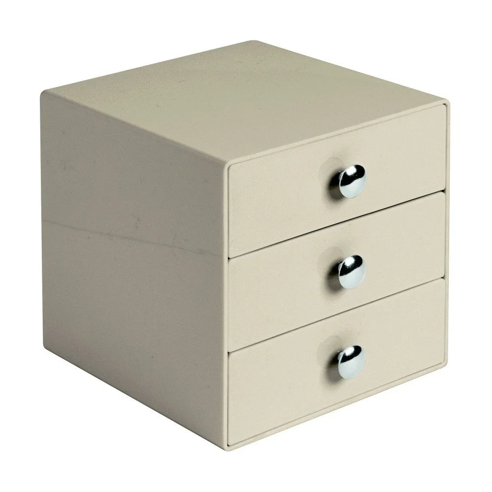 Béžový organizér s třemi zásuvkami InterDesign Drawer v:1049012