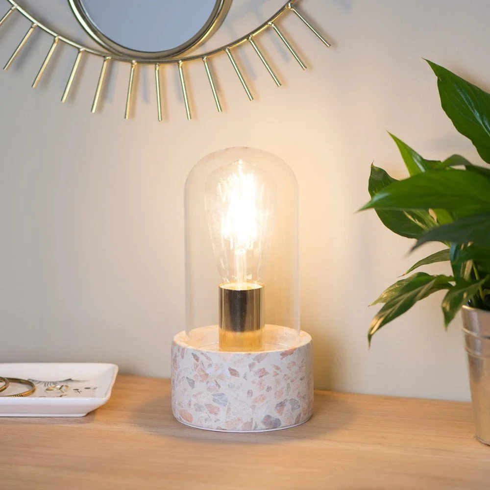 Stolní lampa s betonovým podstavcem Le Studio Terrazzo Globe Lamp v:1170538