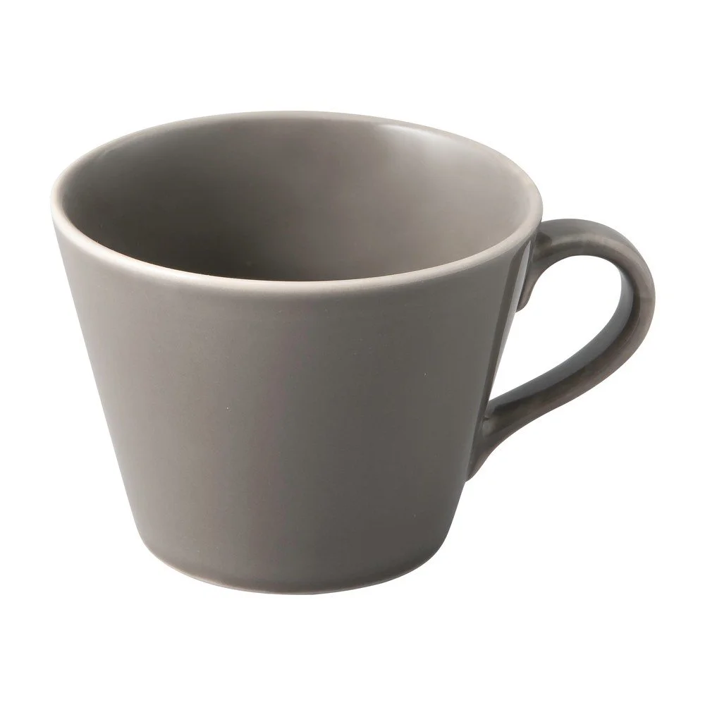 Šedý porcelánový šálek na kávu Villeroy & Boch Like Organic, 270 ml v:1431437