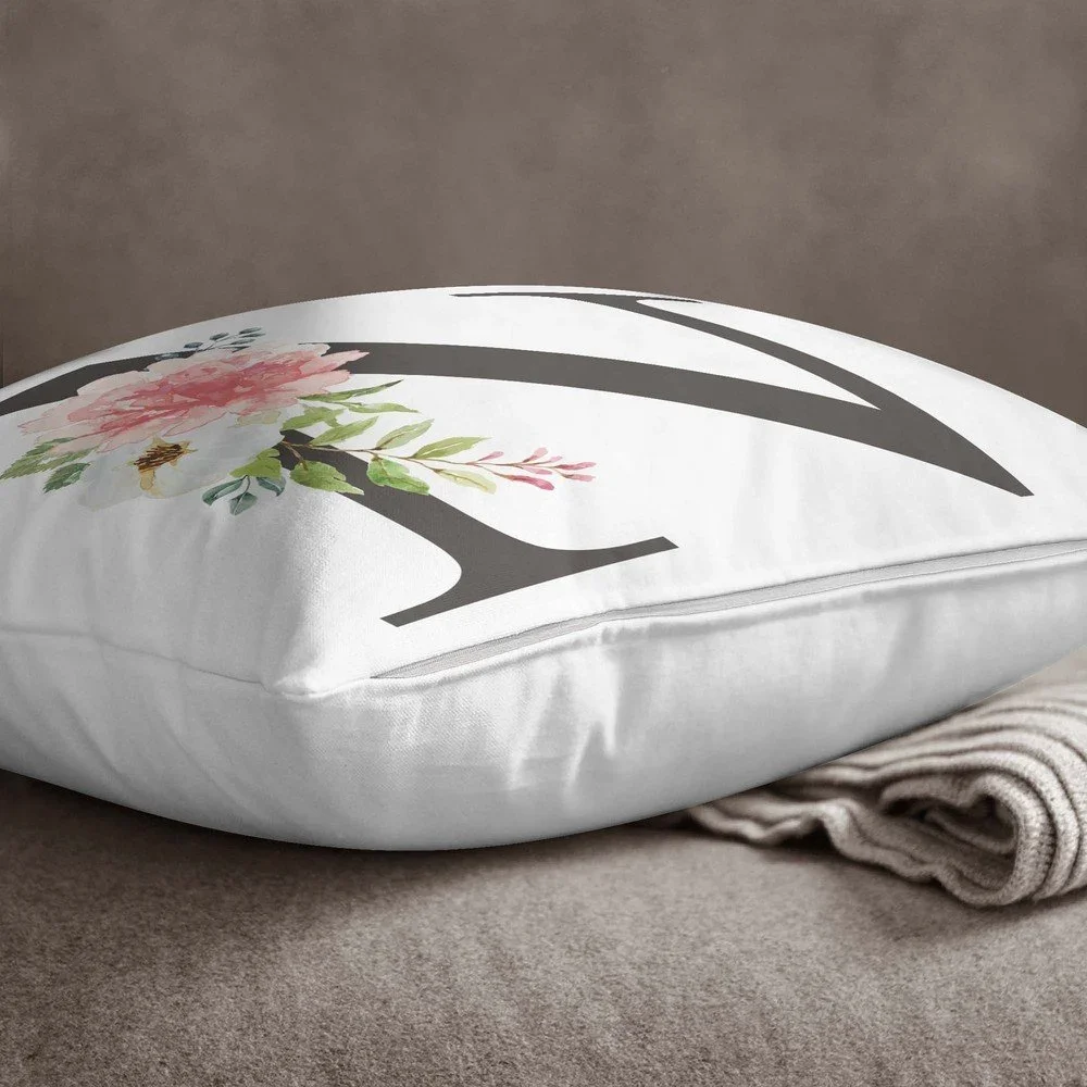 Povlak na polštář Minimalist Cushion Covers Floral Alphabet N, 45 x 45 cm v:1340245