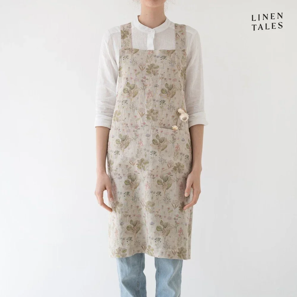 Lněná zástěra Crossback – Linen Tales v:1528032