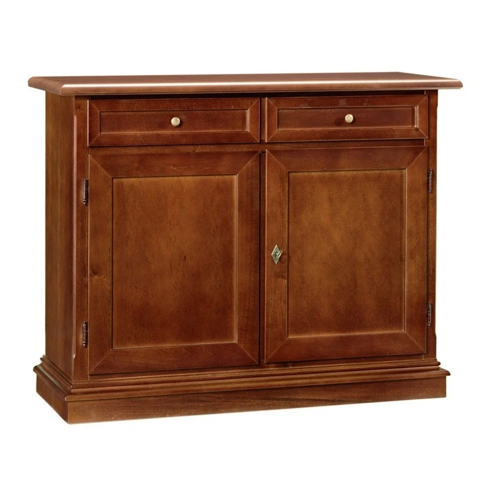 Dvoudveřová dřevěná komoda se 2 zásuvkami Castagnetti Buffet v:851126