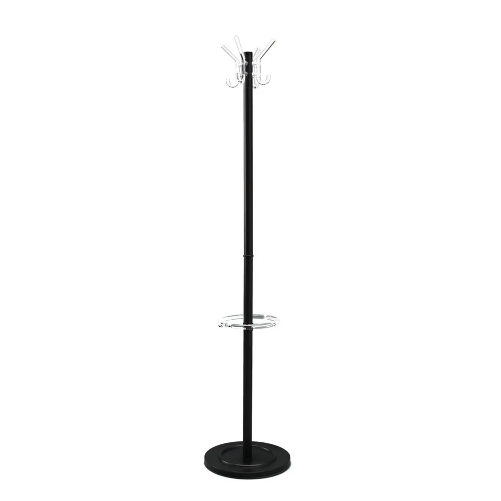 Černý věšák se stojanem na deštníky Design Twist Ulgi v:1228006