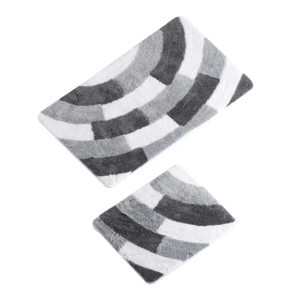 Sada 2 šedých koupelnových předložek Luna Bath Mat Jento v:1156210