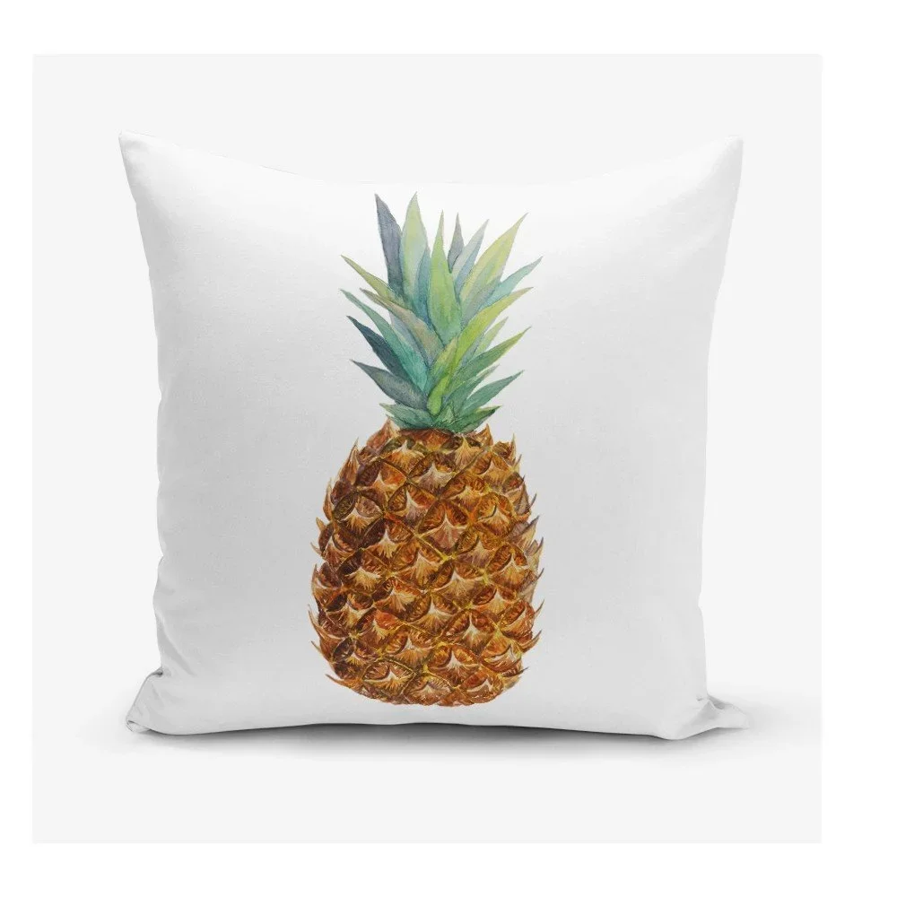 Povlak na polštář s příměsí bavlny s motivem ananasu Minimalist Cushion Covers Pine, 45 x 45 cm v:1134854