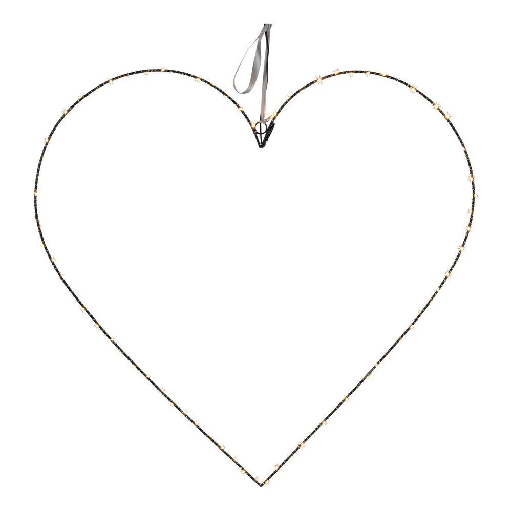 Závěsná svítící LED dekorace Best Season Wireheart Mira v:936188