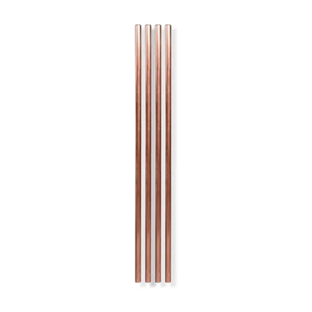 Sada 4 měděných kovových brček W&P Design, délka 25,4 cm v:861322