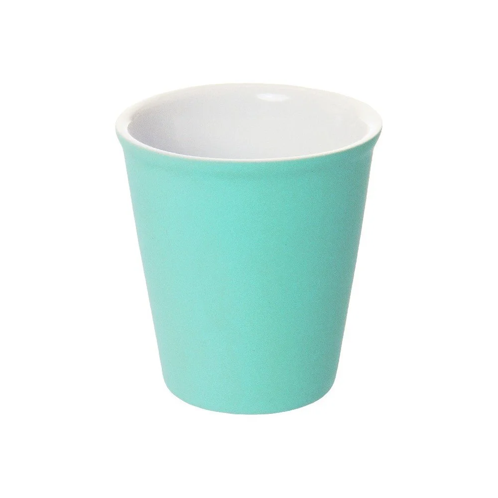 Tyrkysový keramický hrnek na cappucino PT KITCHEN Silk v:1168752