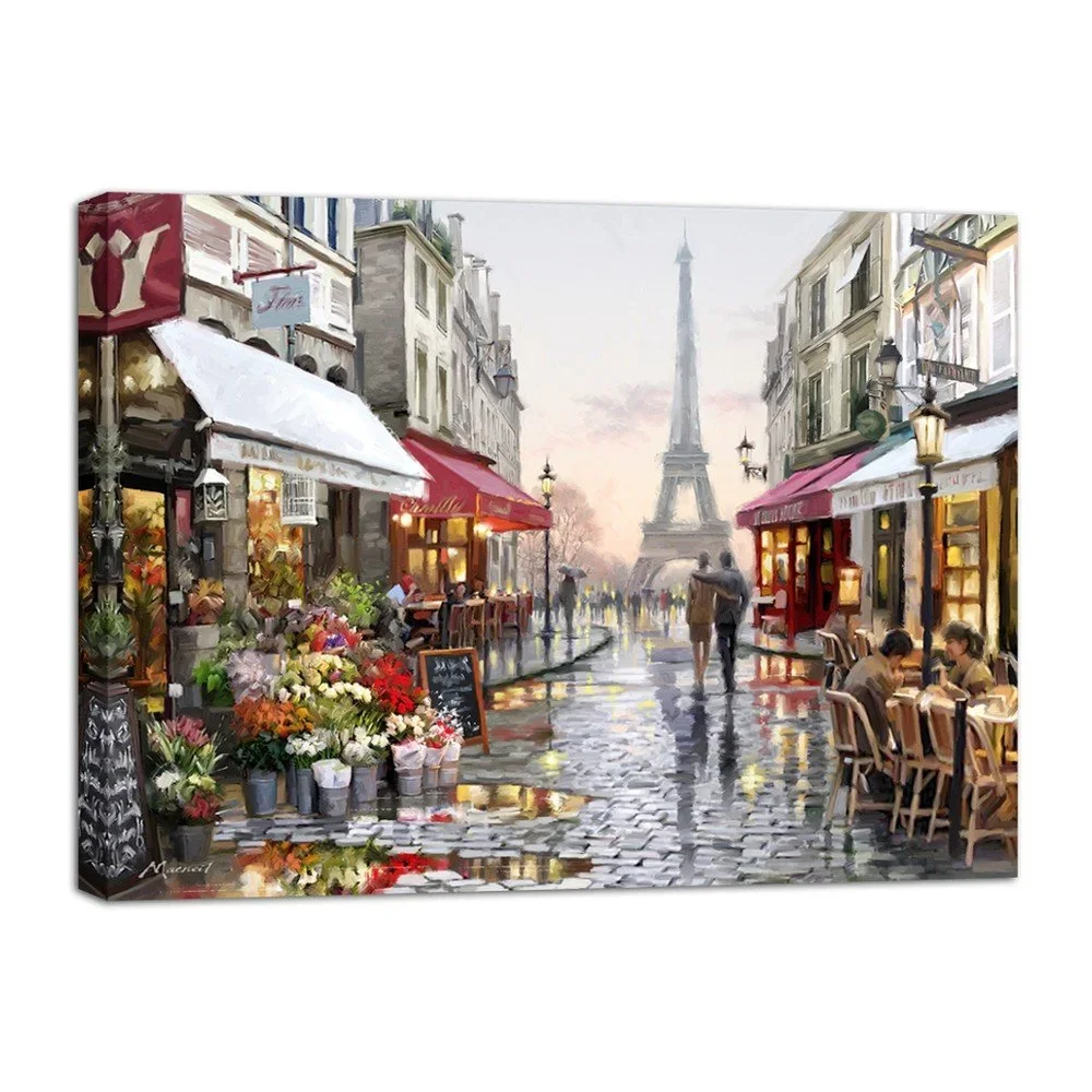 Obraz Styler Canvas Watercolor Paris I, 75 x 100 cm v:1144738