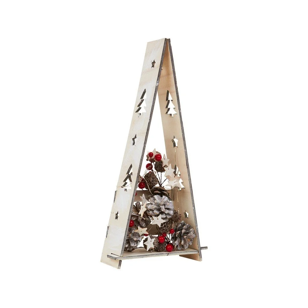 Světelná dekorace Archipelago Pinecone And Berry Tree, 37 cm v:718916
