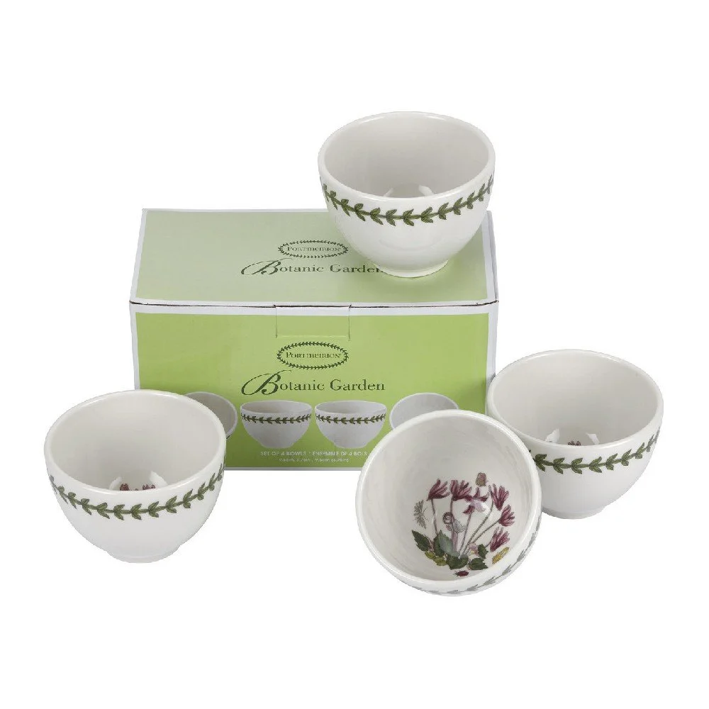 Sada 4 ks porcelánových mističek Portmeirion Cyclamen, ø 9 cm v:1225424