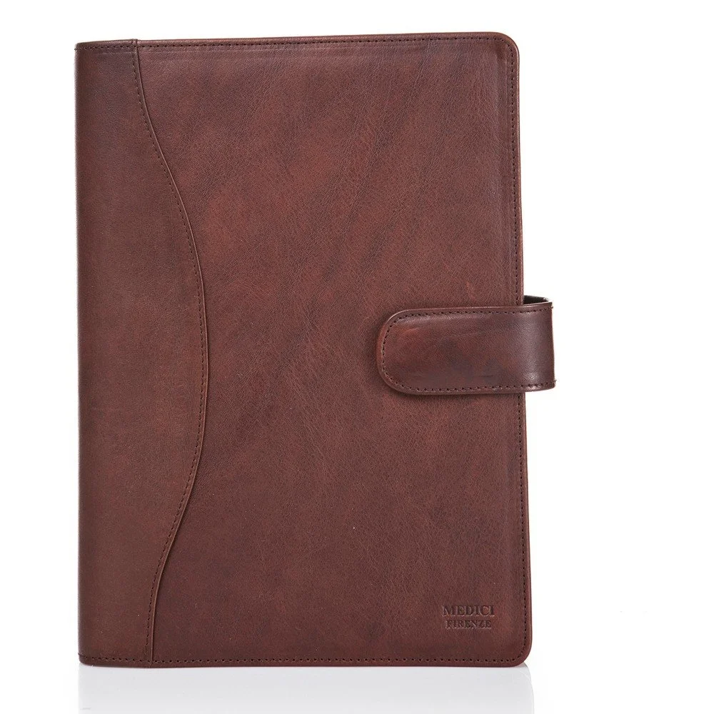 Tmavě hnědé kožené desky Medici of Florence Cesarea v:701966