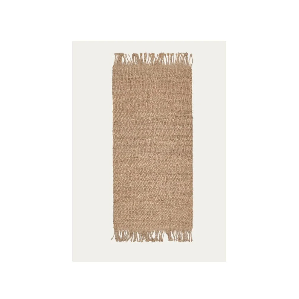 Jutový koberec v přírodní barvě 70x140 cm Alfombra – Kave Home v:1513106