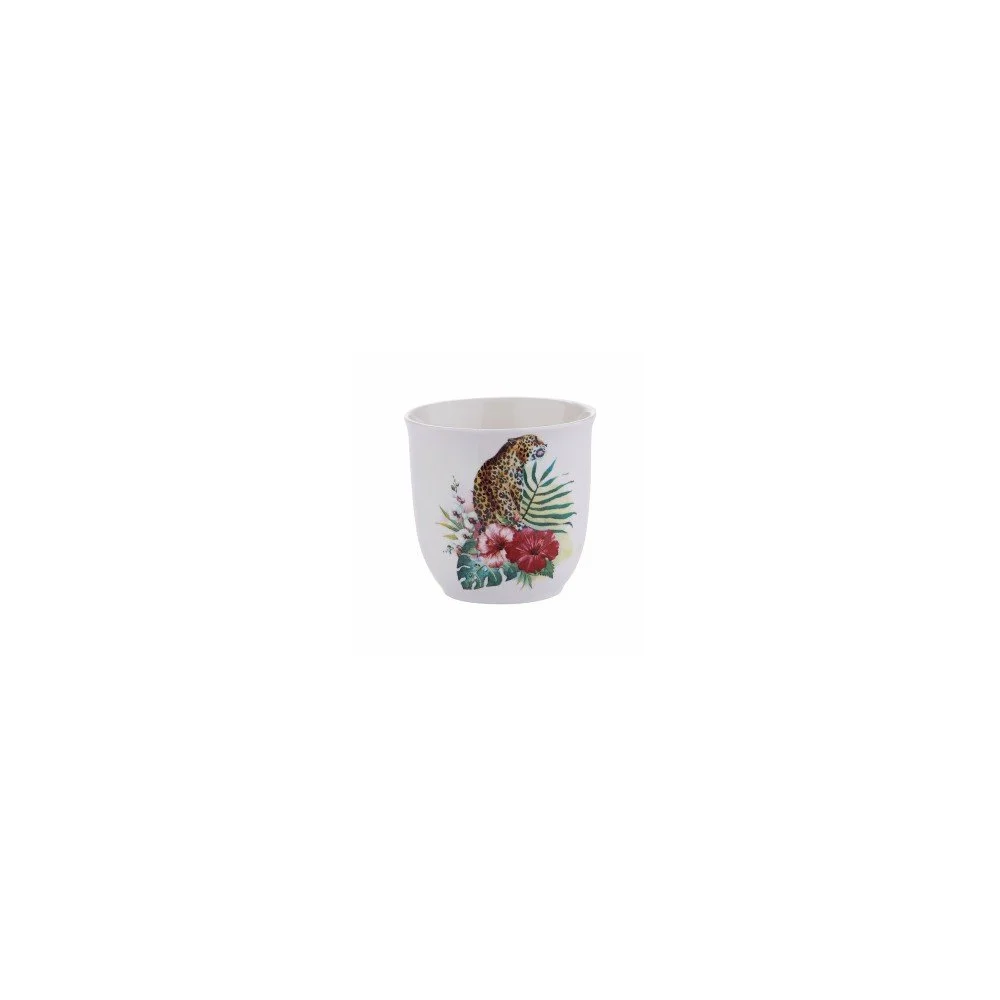 Bílý porcelánový hrnek s panterem Bahne & CO v:1290594