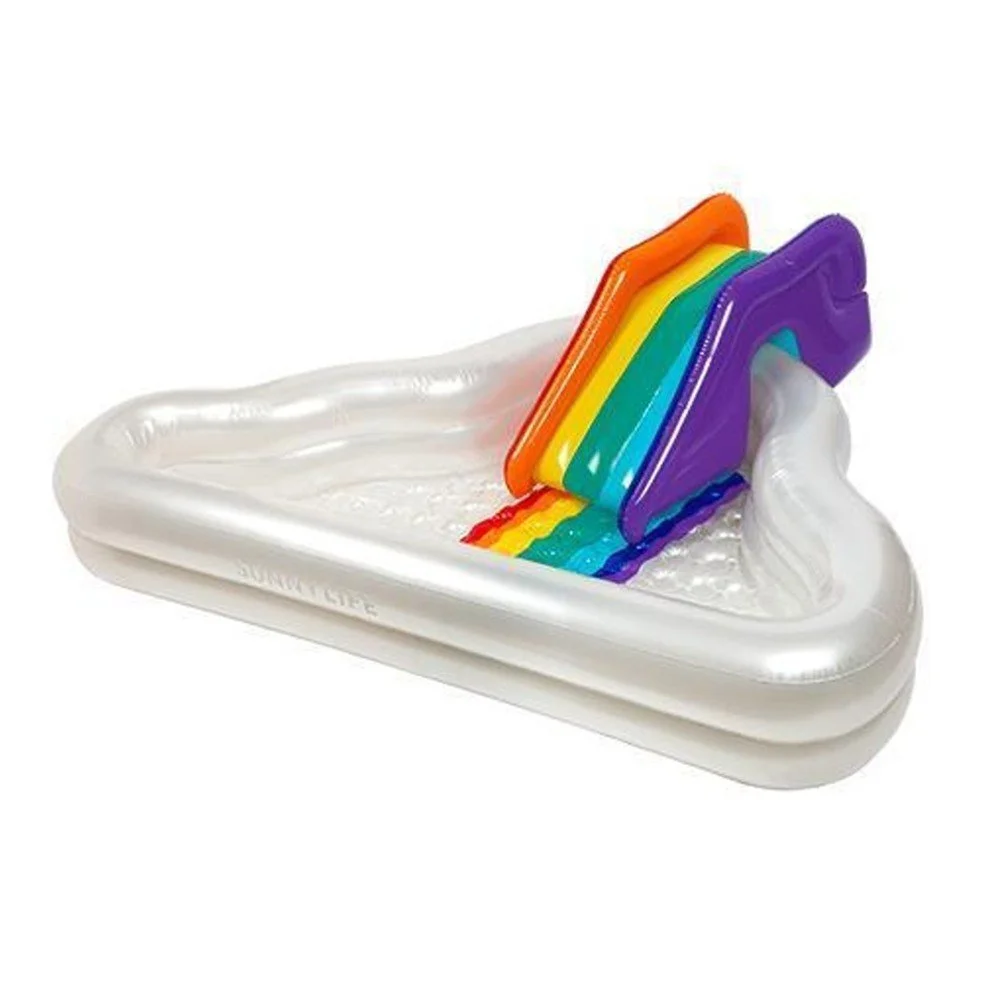 Dětský nafukovací bazének se skluzavkou Sunnylife Rainbow v:1087206 Dětský nafukovací bazének se skluzavkou Sunnylife Rainbow v:1087206