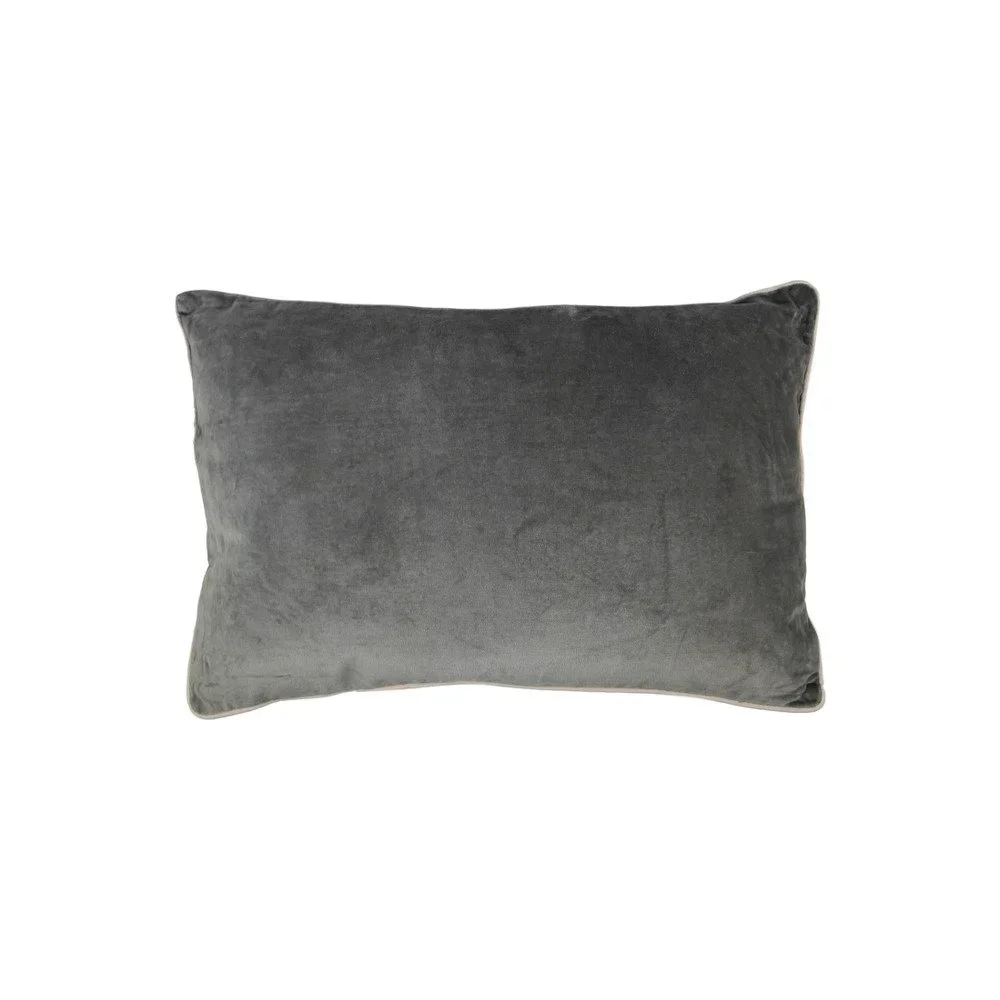 Tmavě šedý bavlněný polštář HSM collection Colorful Living Mira, 60 x 40 cm v:1286542