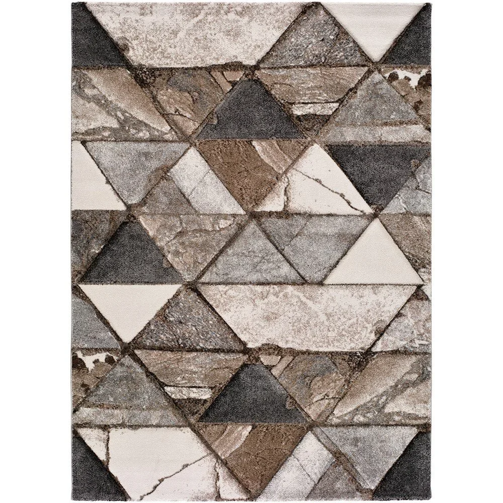Hnědý koberec Universal Istanbul Triangle, 160 x 230 cm v:1391345