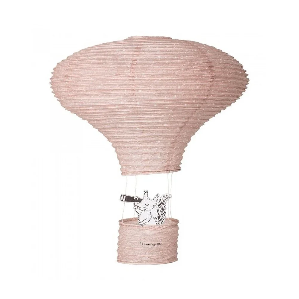 Růžová papírová lucerna Bloomingville Lantern v:1259412