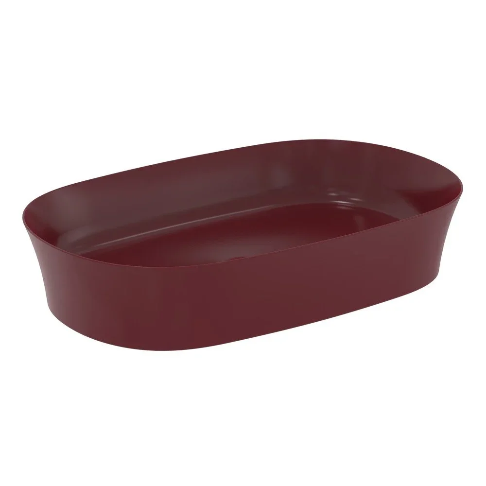 Vínové keramické umyvadlo 60x38 cm Ipalyss – Ideal Standard v:1648596