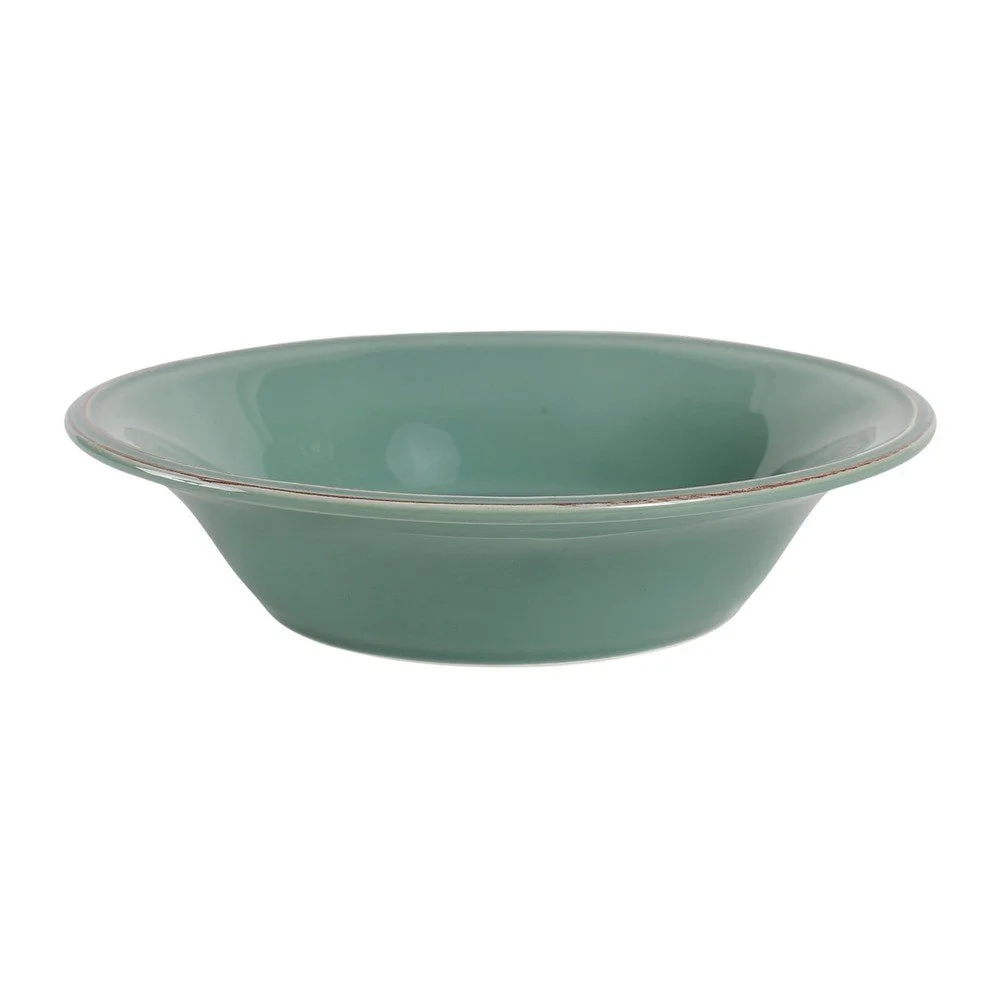 Zelená miska z kameniny ø 19 cm Constance – Côté Table v:1513628