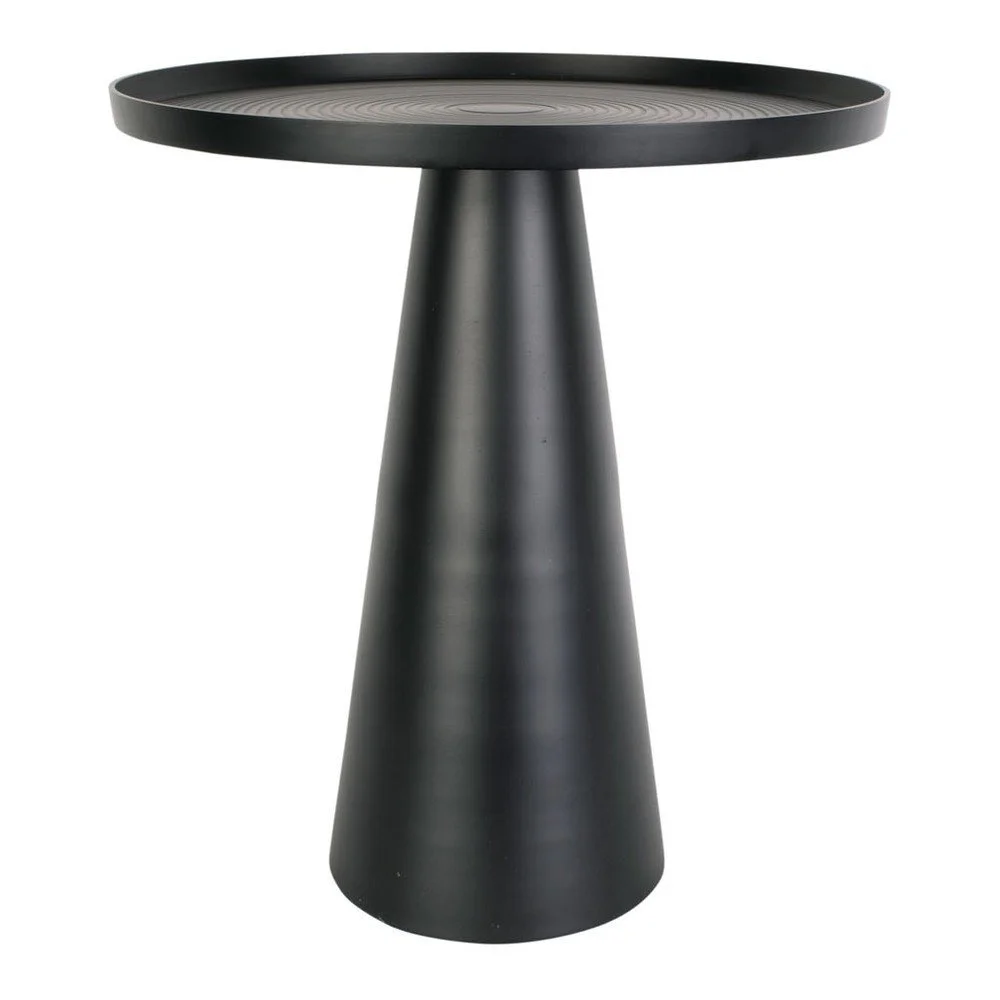 Černý kovový odkládací stolek Leitmotiv Force, výška 48,5 cm v:1424337