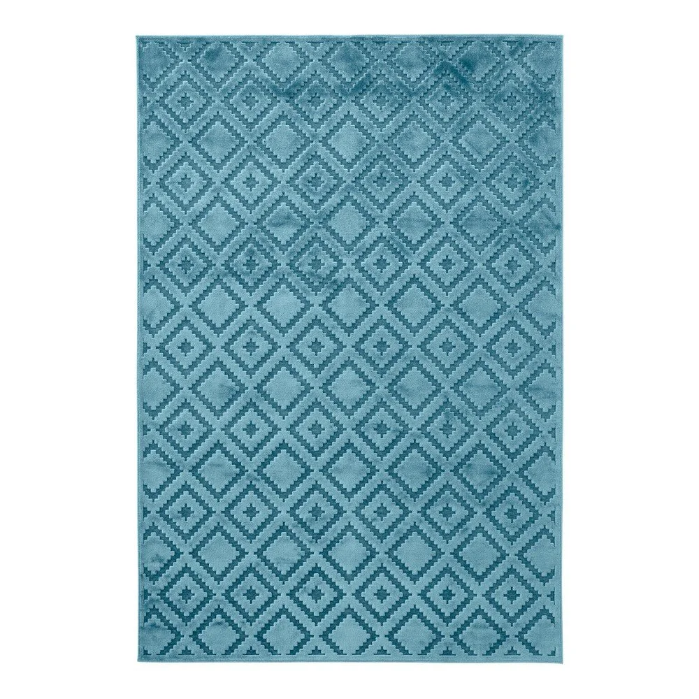 Modrý koberec z viskózy Mint Rugs Iris, 160 x 230 cm v:1242414