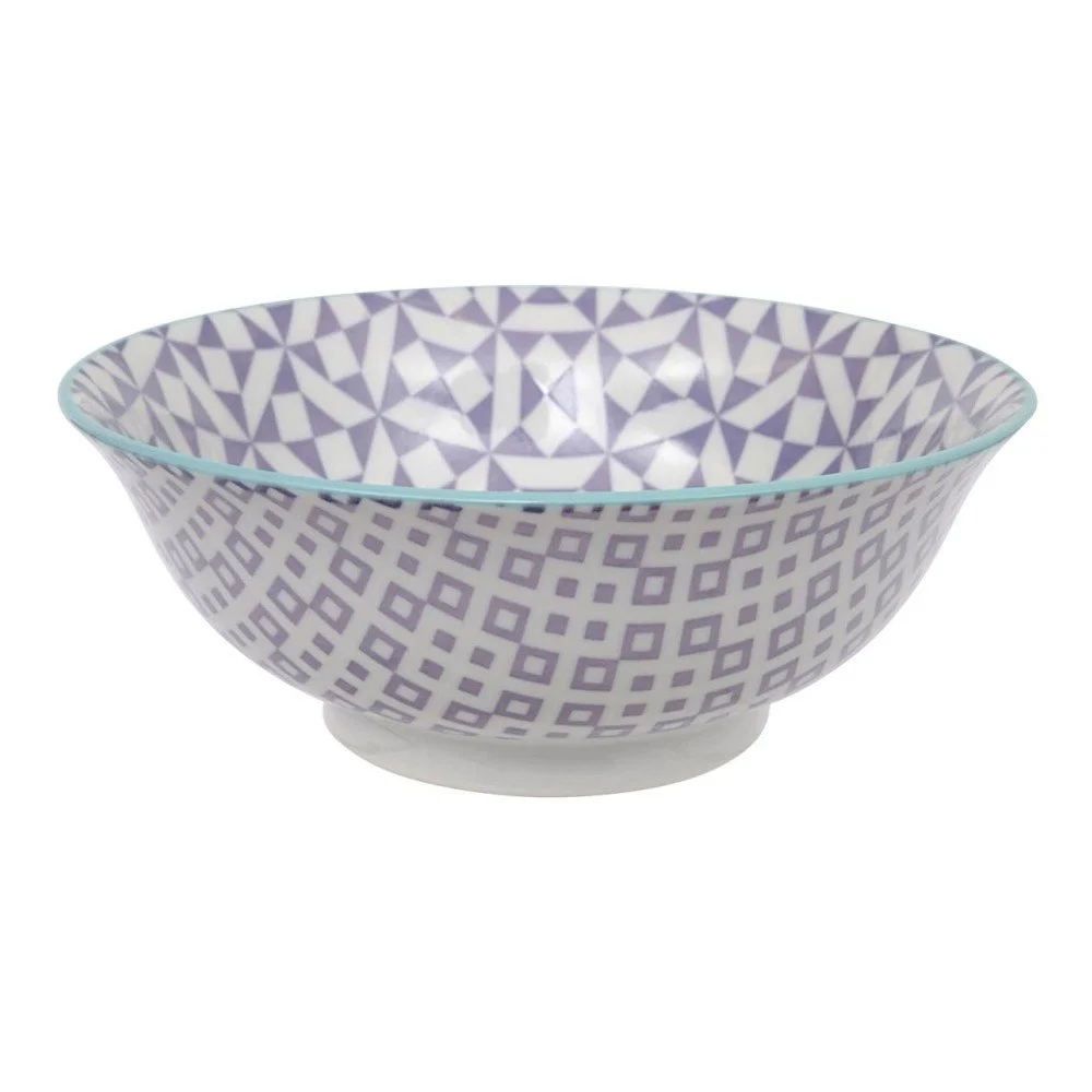 Fialová miska Tokyo Design Studio Geo Eclectic, 20,5 x 8 cm v:748368