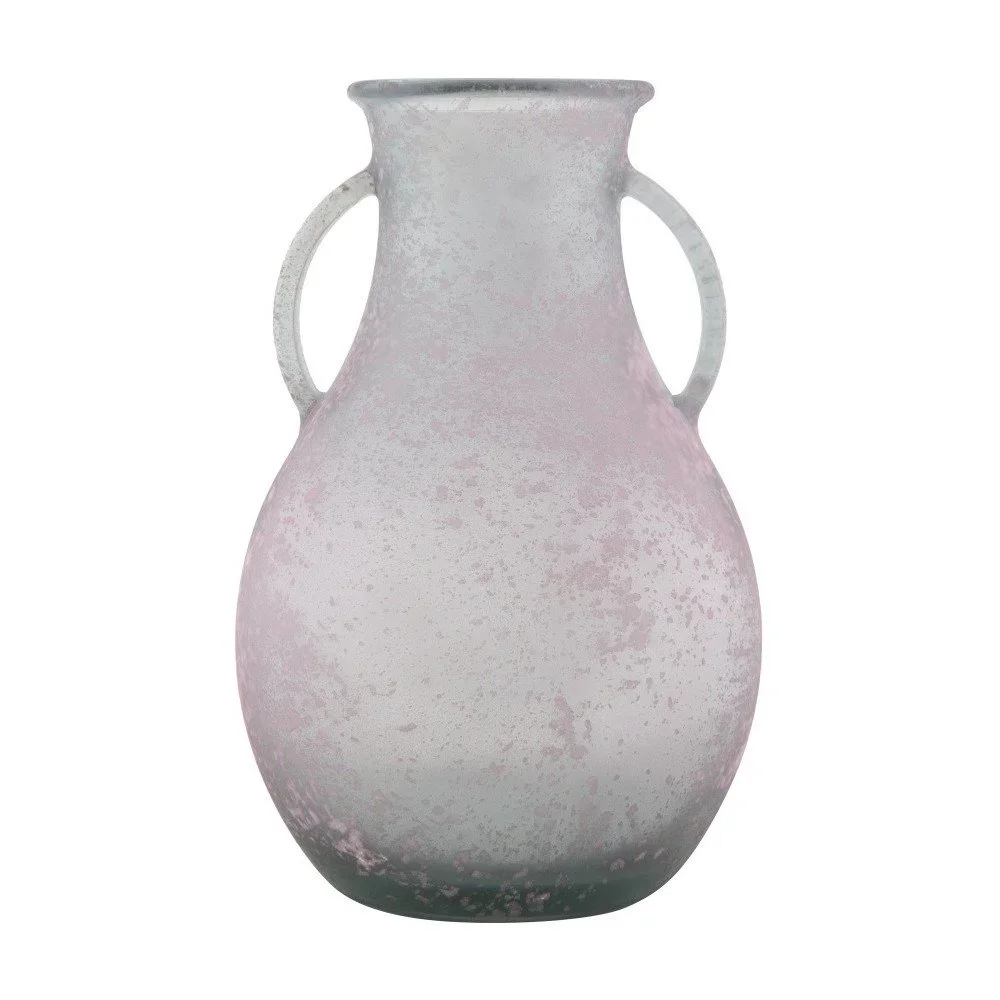 Růžová váza z recyklovaného skla Mauro Ferretti Anfora, ⌀ 32 cm v:1213916