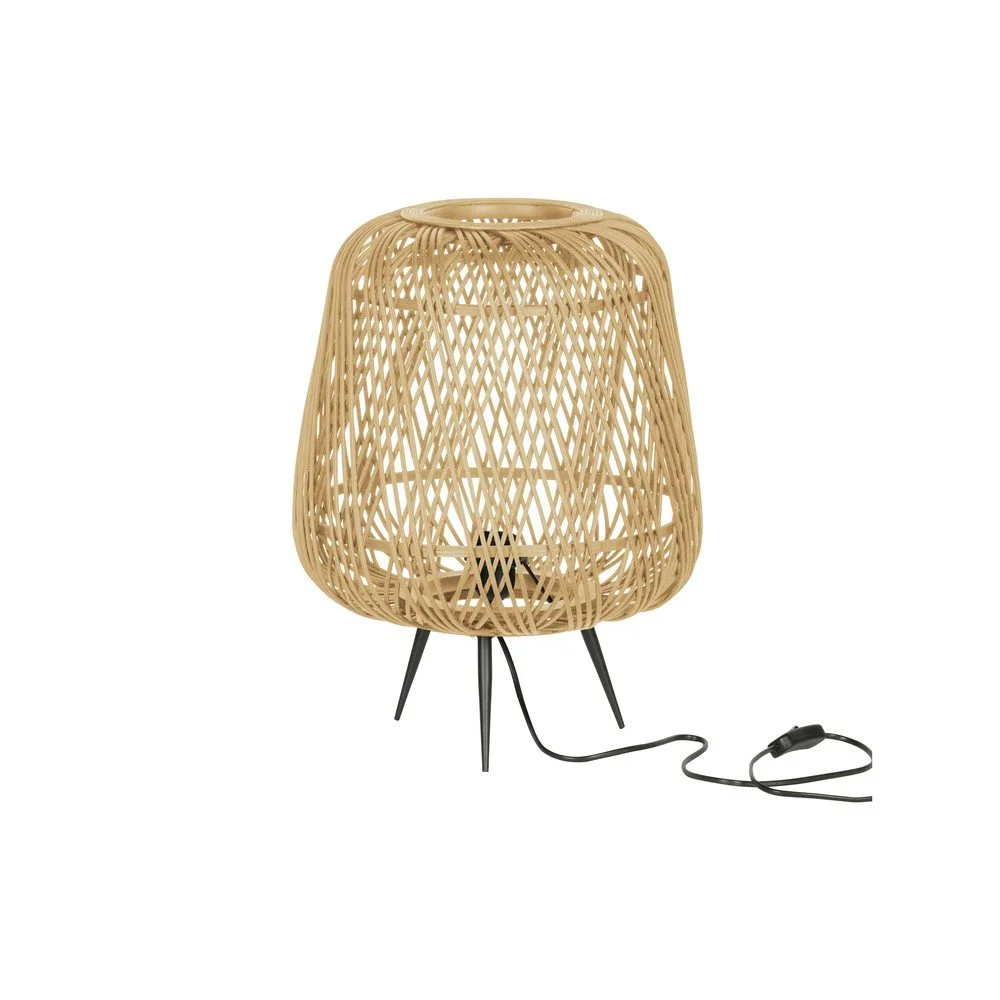 Přírodní stolní lampa z bambusu WOOOD Moza, ø 36 cm v:1403331