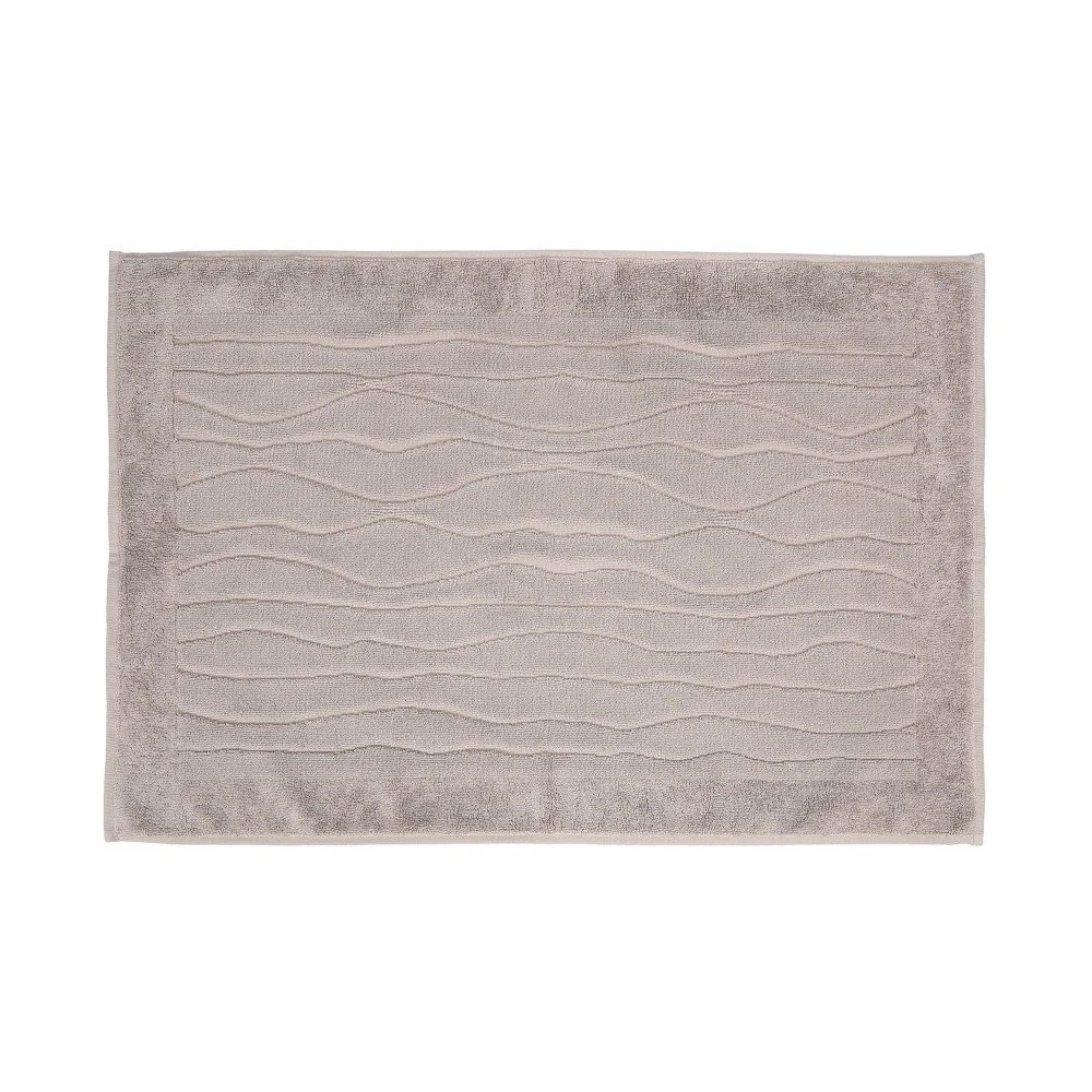 Hnědý ručník z bavlny Wave, 50 x 80 cm v:1020330