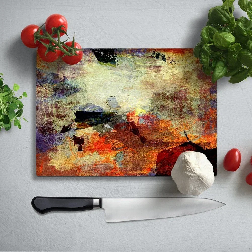 Barevné krájecí prkénko z tvrzeného skla Insigne Fatallo, 35 x 25 cm v:1307812