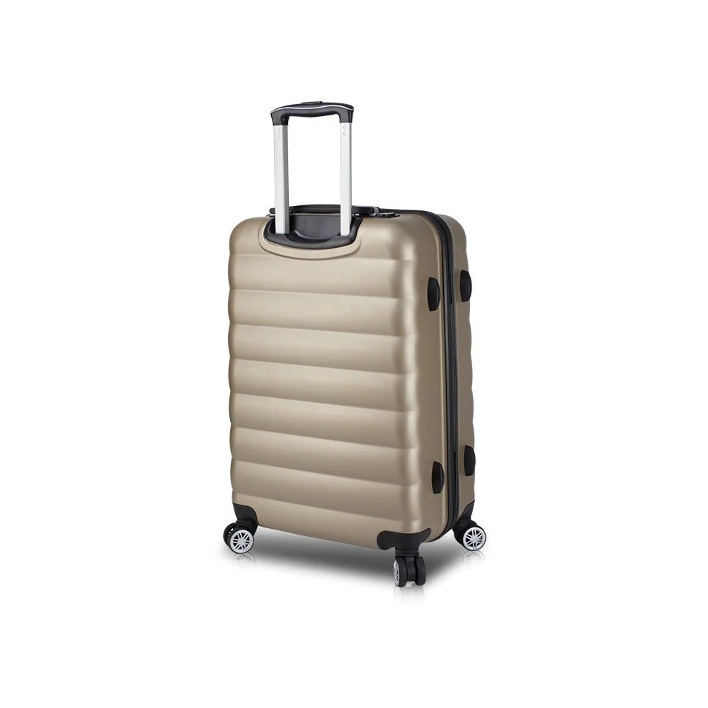 Cestovní kufr na kolečkách s USB portem ve zlaté barvě My Valice COLORS RESSNO Pilot Suitcase v:1219992