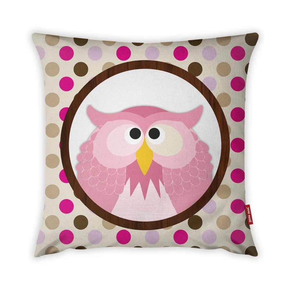 Povlak na polštář Vitaus Rose Owl, 43 x 43 cm v:1116990