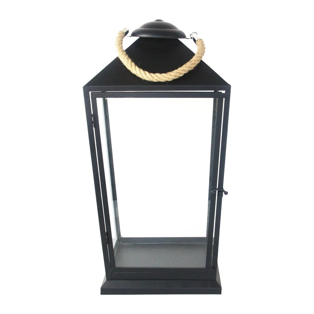 Černá lucerna Esschert Design Classical, výška 58 cm v:1394125