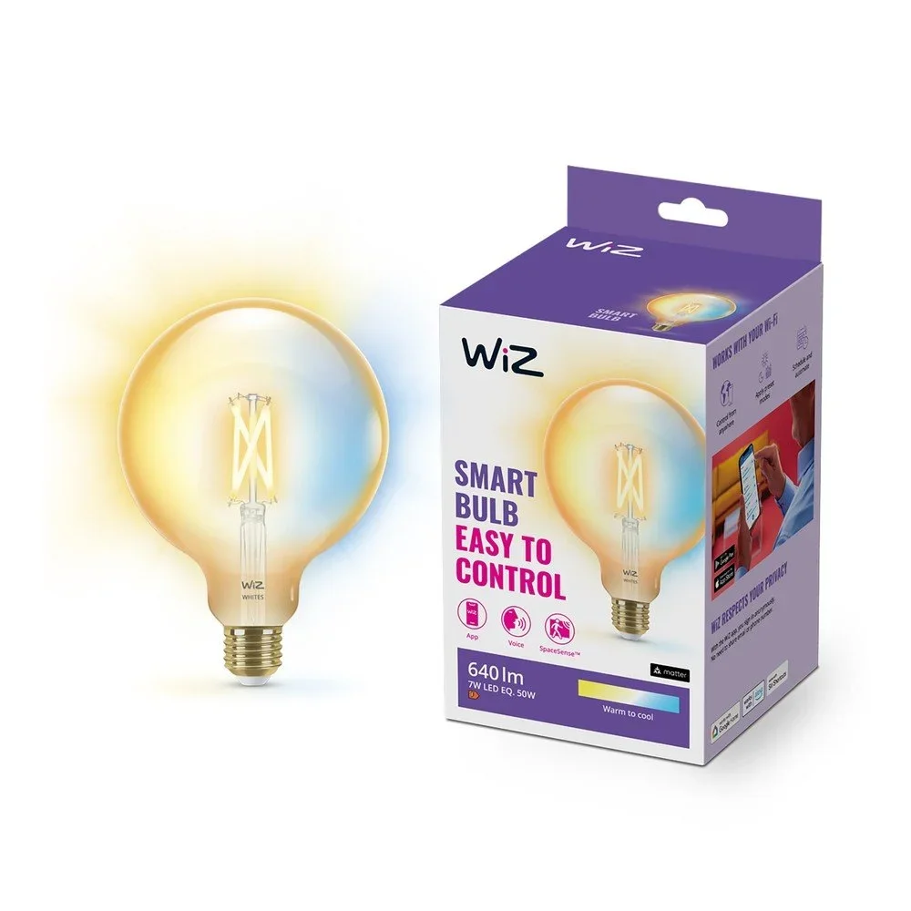 Filamentová smart žárovka E27, 7 W – WiZ v:1785240 Filamentová smart žárovka E27, 7 W – WiZ v:1785240