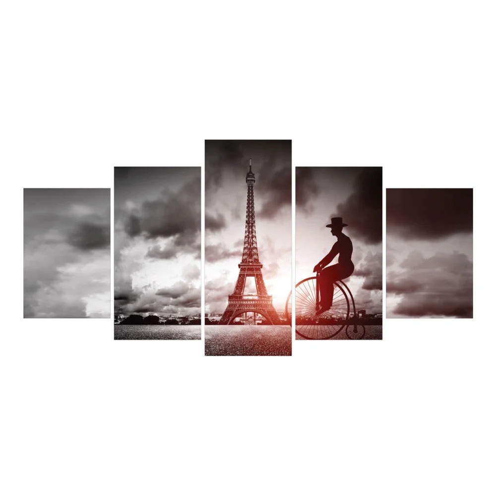 Vícedílný obraz La Maison Des Couleurs Eiffel v:809250