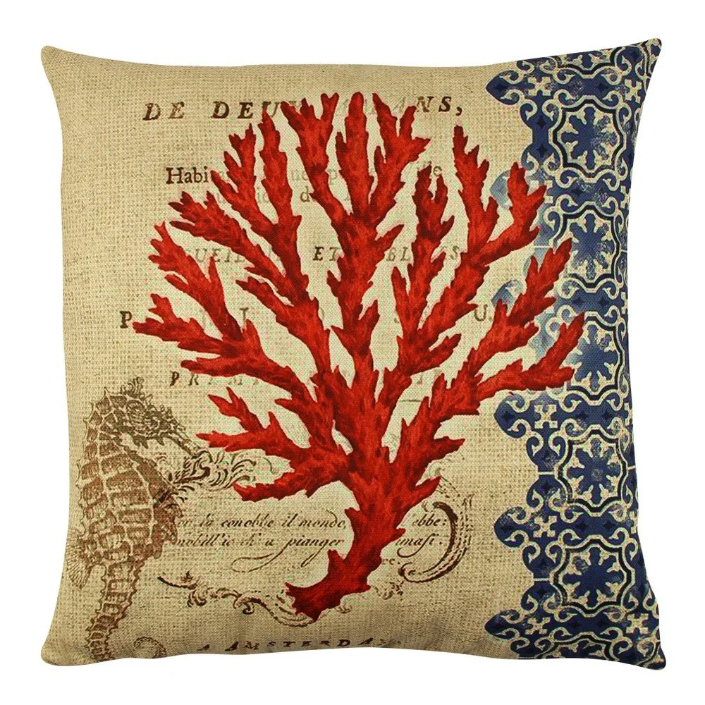 Polštář s výplní Gravel Red Tree II, 43 x 43 cm v:793076