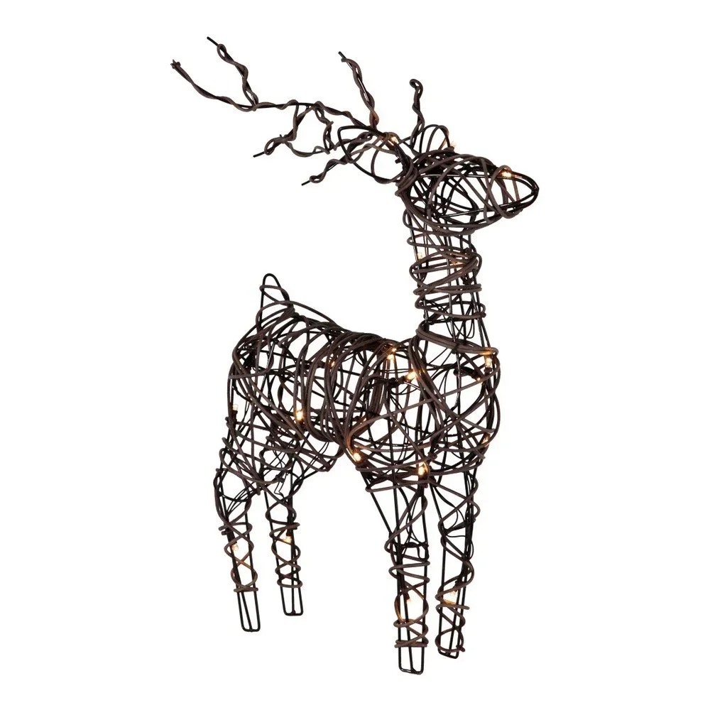 Svítící LED dekorace Best Season Silhouette Deer Rattan v:918368