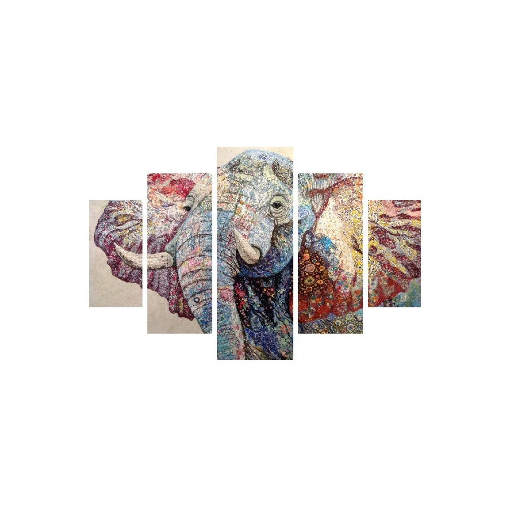5dílný obraz Elephant v:1202478