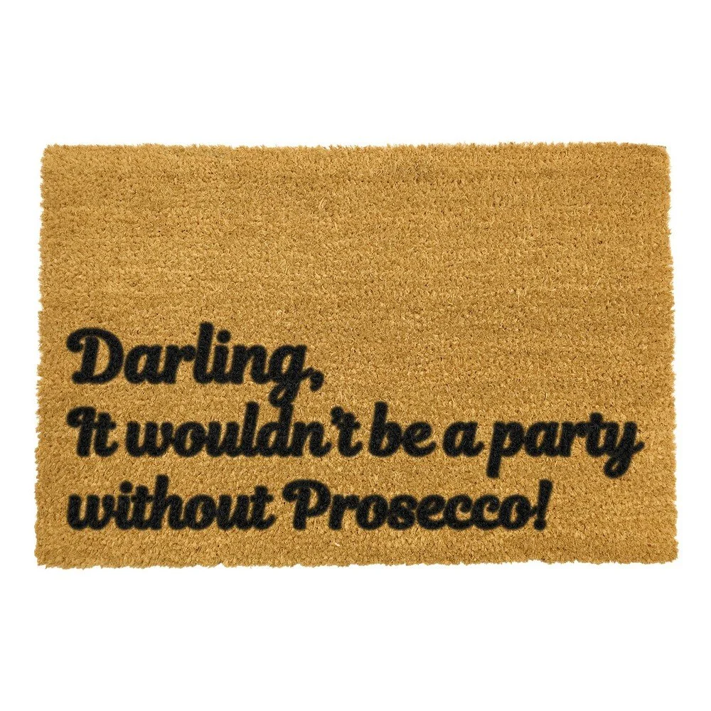 Rohožka z přírodního kokosového vlákna Artsy Doormats Darling Prosecco, 40 x 60 cm v:783304