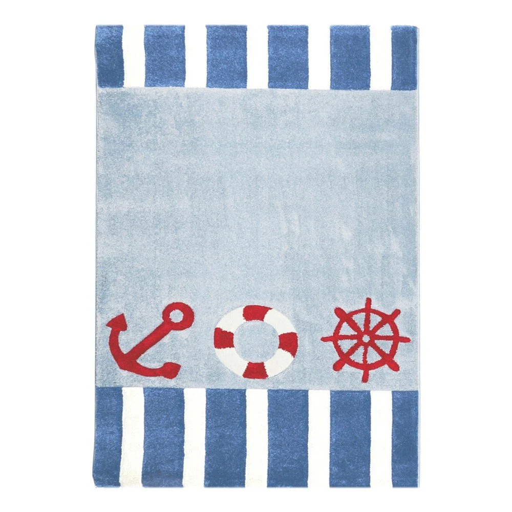 Modrý dětský koberec Happy Rugs Little Captain, 160 x 230 cm v:738116