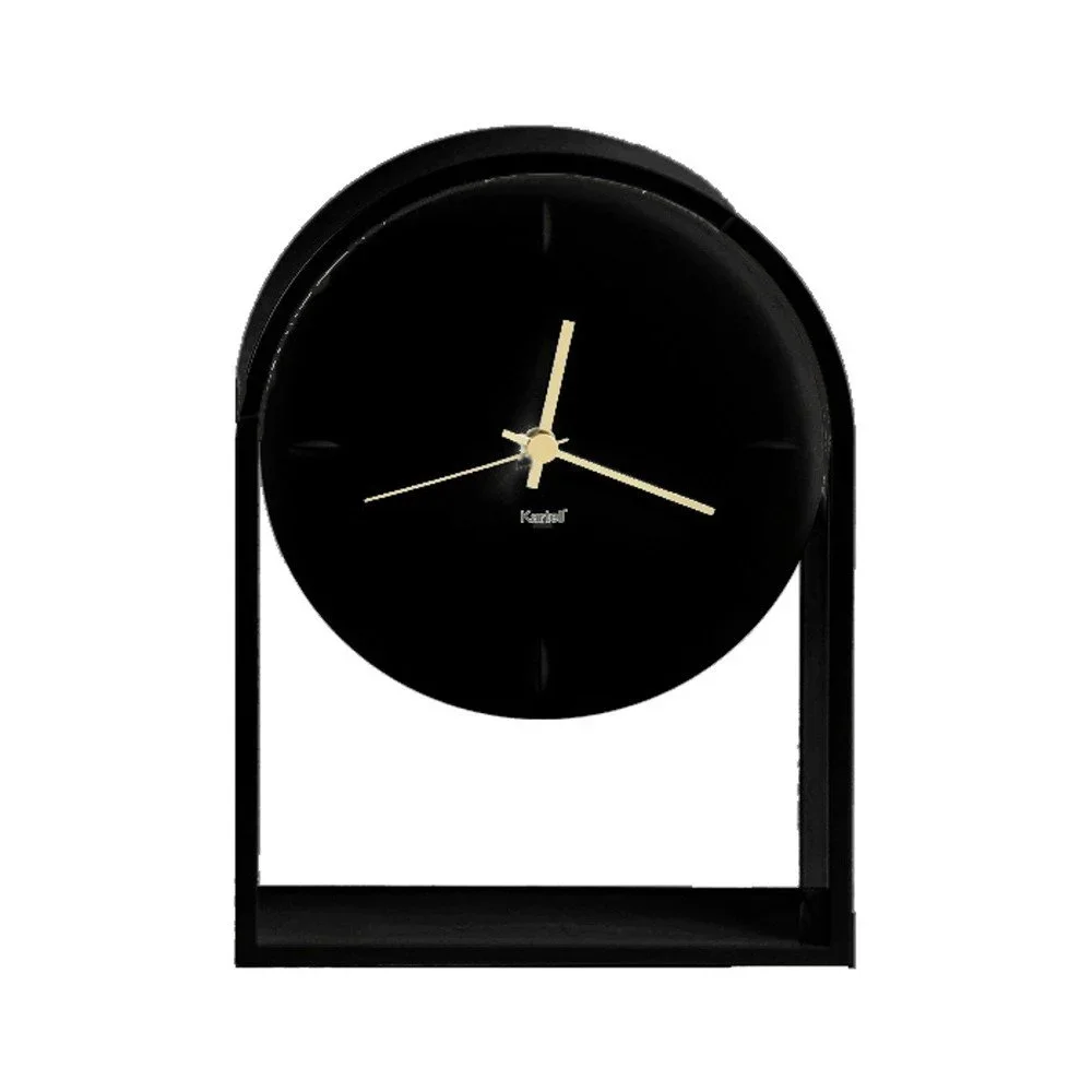 Černé stolní hodiny Kartell Air Du Temps v:973848