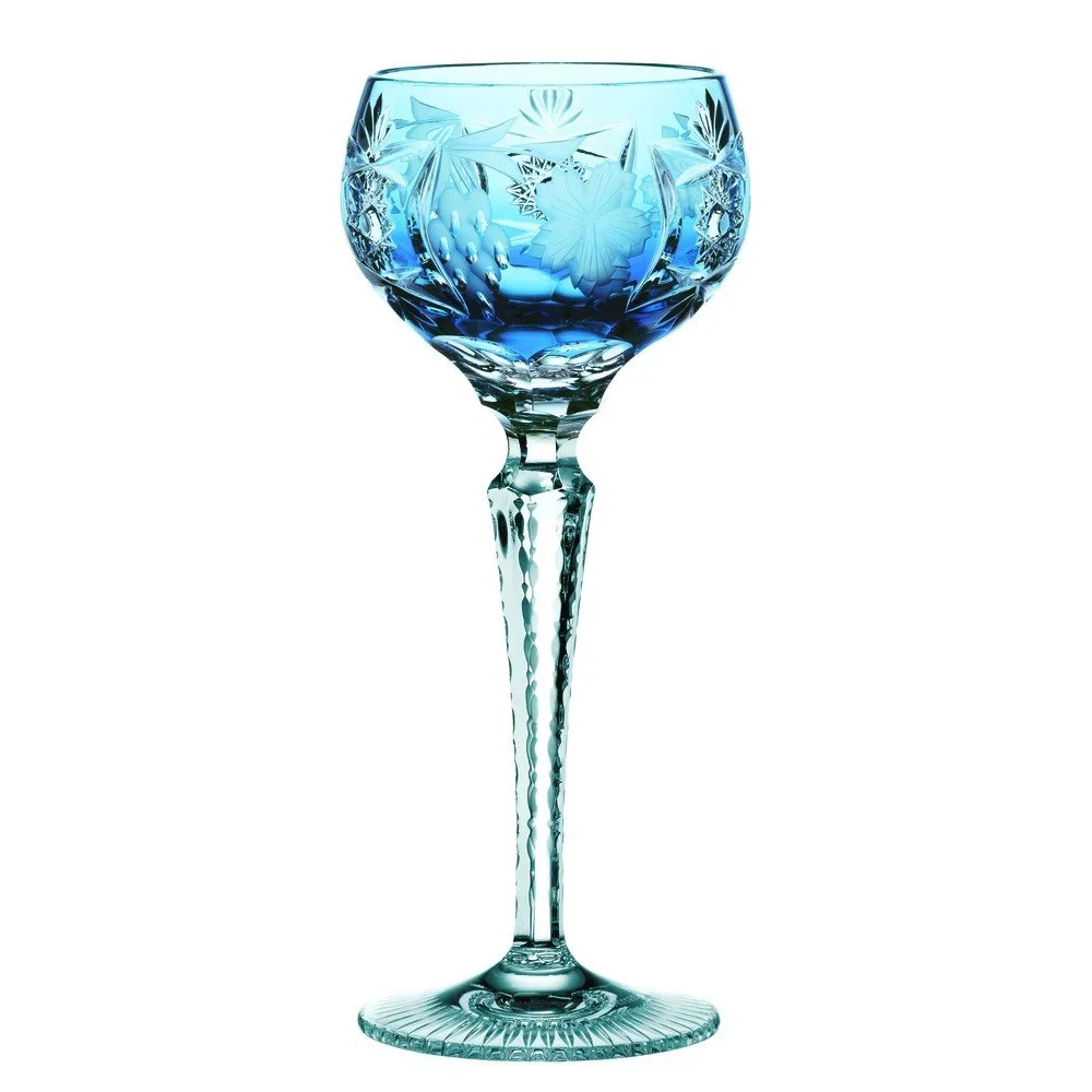 Tyrkysová sklenice na víno z křišťálového skla Nachtmann Traube Wine Hock Aquamarine, 230 ml v:1318456
