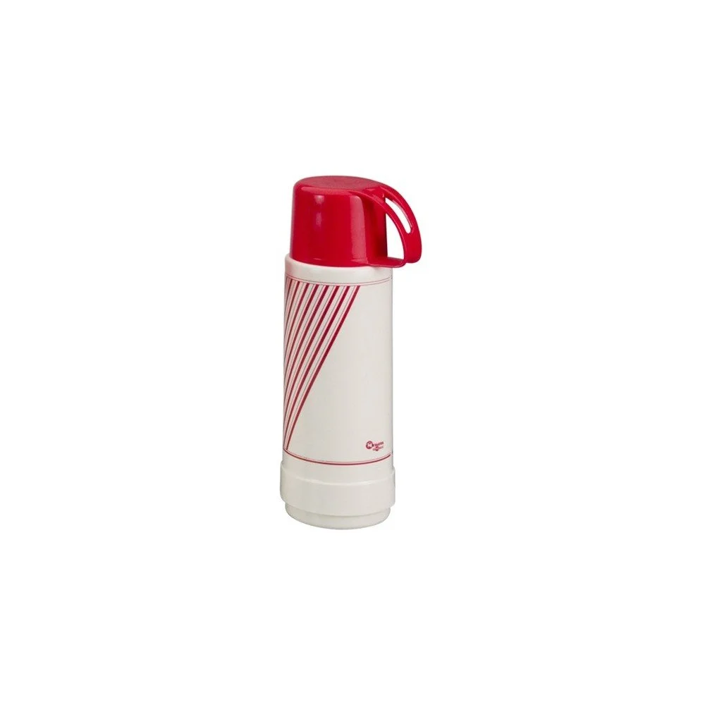 Červeno-bílá termo láhev Metaltex Vacuum, 1 l v:1047900