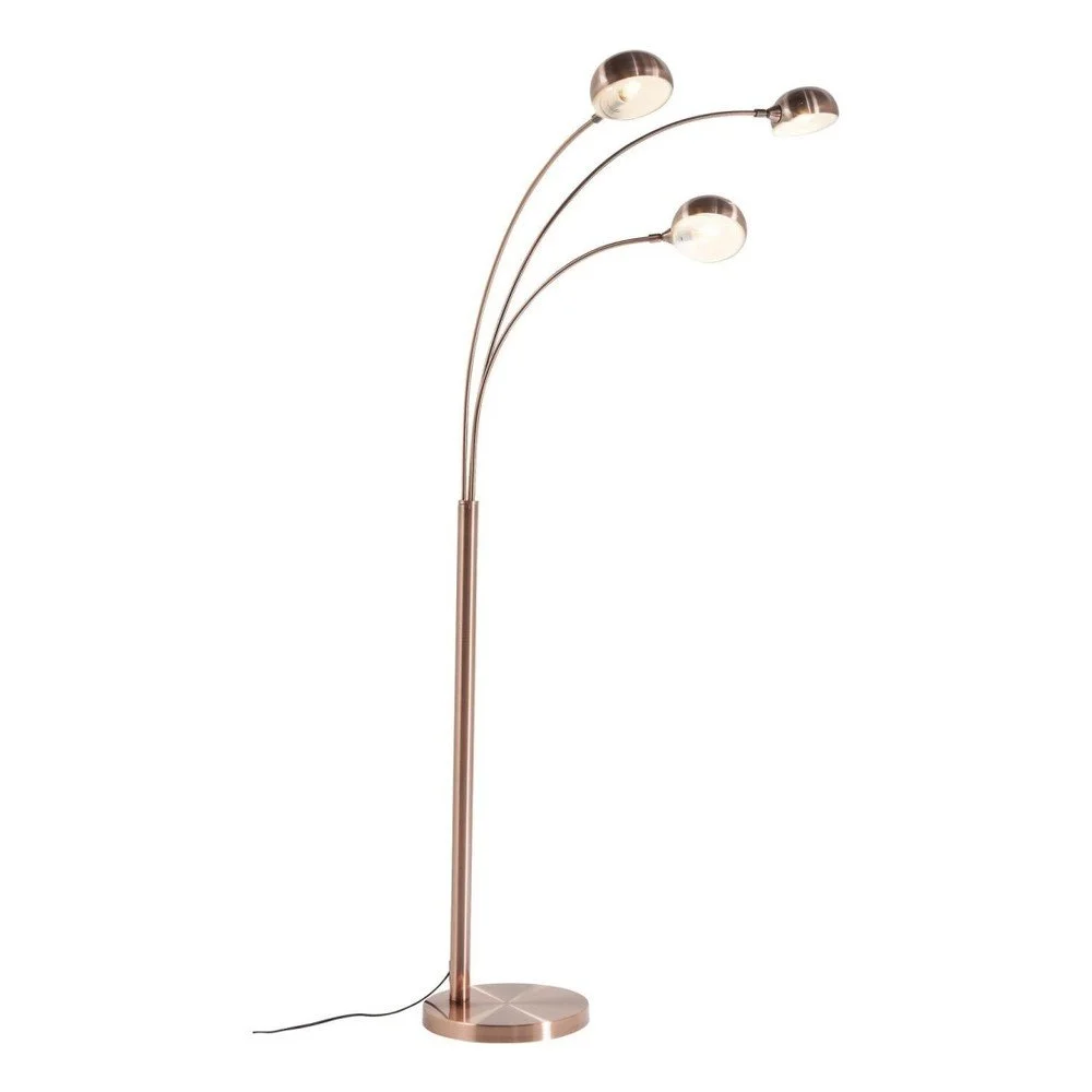 Stojací lampa v měděné barvě Kare Design Three Fingers v:896842